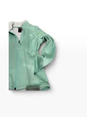 The North Face Mint Green Fleece Zip-Up Jacket thumbnail 5