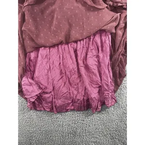 Babydoll Dress Women Large‎ Tiered Ruffle Textured Boho Coquette thumbnail 9