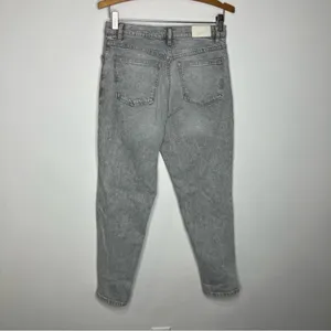 MNG denim mom jeans‎ gray acid wash size 8 thumbnail 7