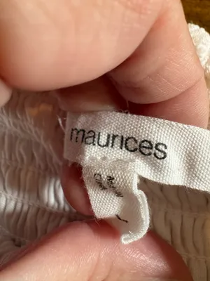 Maurice’s White Smocked Midi Dress thumbnail 6