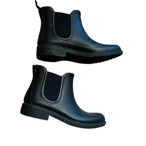 Madewell Women's Black Chelsea Rain Boots Size 7 Waterproof Casual thumbnail 11