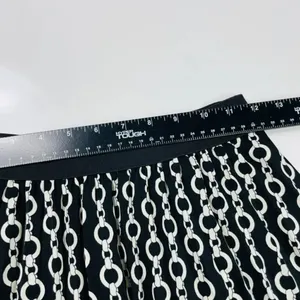 Bonnie Alex Black Chains Midi Skirt‎ Size Medium thumbnail 5