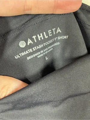 Athleta Black Ultimate Stash Pocket 9” Bike Shorts thumbnail 5