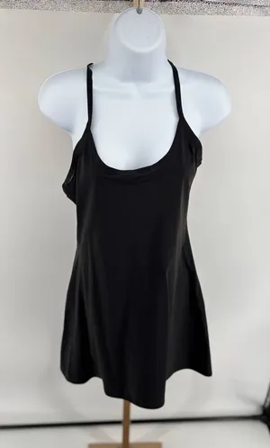 Outdoor Voices Womens The Exercise Dress In BlackBuilt In Shorts Size Small thumbnail 1