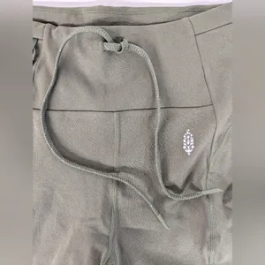 New Free people MOVEMENT army green leggings activewear sz medium m high rise thumbnail 2
