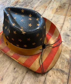 USA American Flag Cowboy Hat thumbnail 2