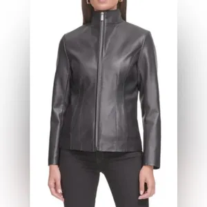 Kenneth cole  NWT Faux leather Jacket thumbnail 6