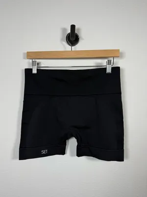 SET Active Sculptflex Power Shorts Onyx Seamless Biker Shorts Size XL thumbnail 9