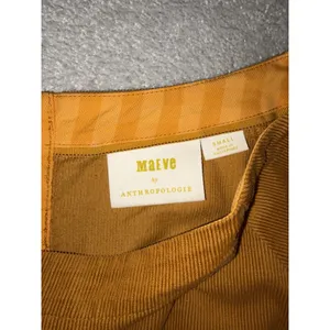 Anthropologie Maeve Women's S Maria Babydoll Button Back Corduroy Peplum Top thumbnail 4