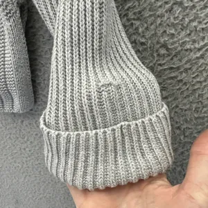 Habitat Clothes To Live In Roll Neck Knit Sweater Gray Lagenlook Women's Medium‎ thumbnail 2