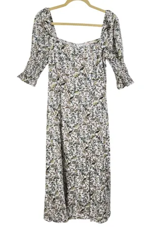 Audrey Parks x Francesca's NWT‎ Floral Midi Dress Size Medium thumbnail 1