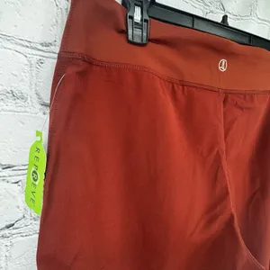 Lands End Everyday Active Pants L Rust Pull On Stretch Pockets Athleisure thumbnail 4