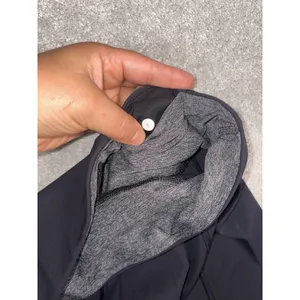 lululemon black cropped leggings 6 reflective mesh thumbnail 5