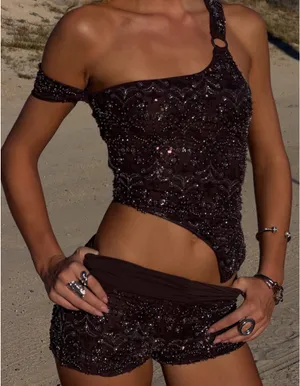 NWT Outcast Brown Top S thumbnail 1