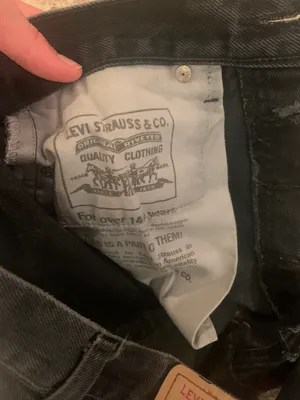 Black Vintage Levi’s Denim Shorts thumbnail 5
