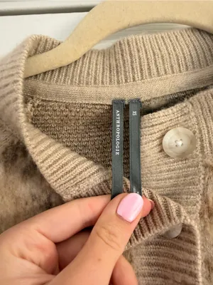 By Anthropologie Short-Sleeve Fitted Cardigan Sweater Size: XS thumbnail 3