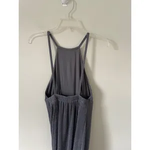 Show Me Your Mumu Maxi Amanda Dress Silver Metallic Size Small NEW thumbnail 7