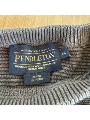 Pendleton Dark Gray Pullover Sweater Size XL thumbnail 2