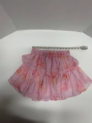 Love‎ Shack Fancy - Summer Morning Ruffle Mini Skirt - Size S. thumbnail 9
