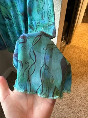 Blue Blush Blue Green Dress thumbnail 3