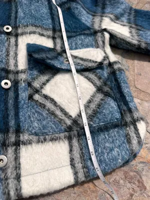 ✨Zara plaid button up Coat  thumbnail 6