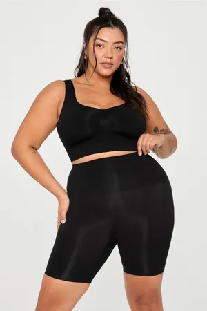 Yitty by Lizzo Nearly Naked Shapewear Black Midi Bra BNWT thumbnail 1