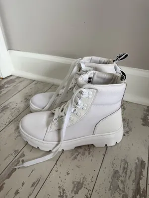 Dr. Martens White Boots thumbnail 4