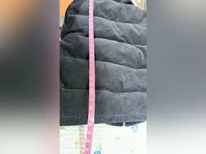 Levi's Unisex 100% Cotton Black Quilted Corduroy Puffer Zip-Up Jacket Size XL thumbnail 10
