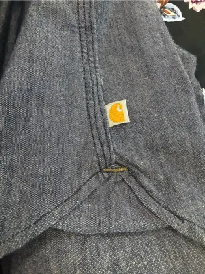 Carhartt Chambray Denim Button-Down Pullover Shirt thumbnail 7