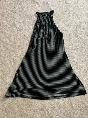 American Eagle Black Striped  Dress thumbnail 3