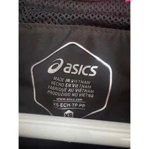 ASICS Jacket Women's Hooded Running Windbreaker Black Pink XS Full Zip NWOT thumbnail 6