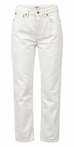 AGOLDE Jeans Cotton White High Rise Straight Leg‎ Coastal Minimalist Womens 25 thumbnail 1