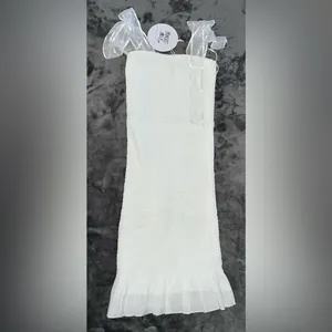 Princess Polly Lerea Mini Dress in White Size 0 New with tag thumbnail 3