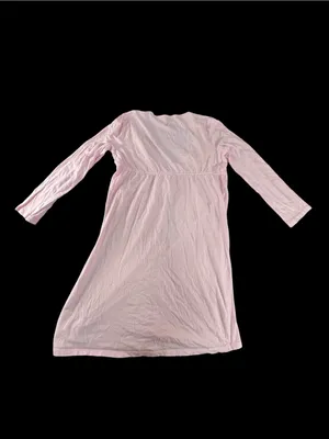 Motherhood Maternity Pink Nursing Wrap Robe with Tie Front thumbnail 5