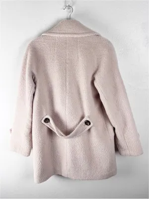TRINA TURK Alpaca Wool Blend Double Breasted Pockets Lined Coat Size 4 thumbnail 2
