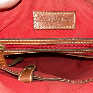 Dooney & Bourke Vintage Beige Pebbled Leather Crossbody thumbnail 12