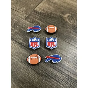 Crocs Buffalo Bills Football Team Charm For Shoe Charms - 6 Pieces thumbnail 1