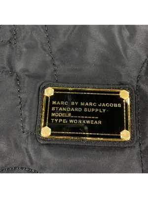 Marc by Marc Jacobs Quilted Tate Tote Bag Women Black Shoulder Strap Puffy thumbnail 3