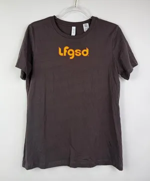 San Diego Padres Baseball LFGSD Brown Short Sleeve Crew Neck T-shirt Size Medium thumbnail 1