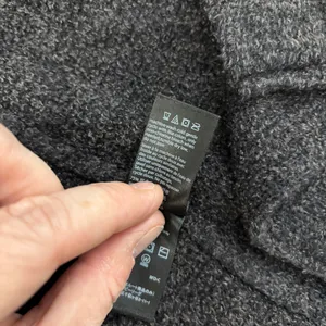 Barefoot Dreams CozyChic Lite Open Front Cardigan Cinch Tie Back Carbon Gray thumbnail 6