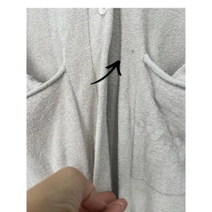 Barefoot Dreams | M | Long Duster Cardigan Lounge Robe Ecru Style 496 Women's thumbnail 3