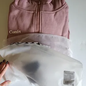 NWT COMFRT CLOUD ORCHID zip up hoodie thumbnail 2