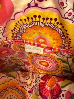 Vera Bradley Pink Geometric Tote  thumbnail 4