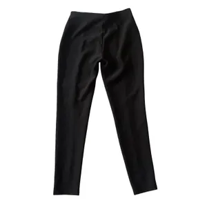 Indero Button Detail Ankle Pants Black thumbnail 4