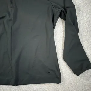 Nike Golf Dri-Fit Quarter Zip Pullover Women's Large Black Long Sleeve Mock Neck thumbnail 4