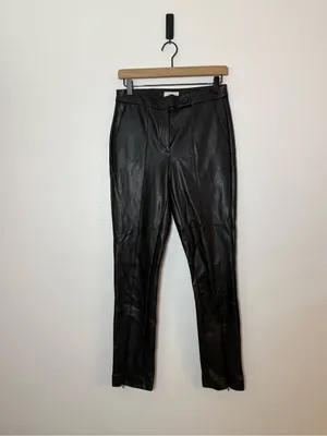 Anthropologie Maeve‎ Faux Leather Ankle-Zip Pants thumbnail 2