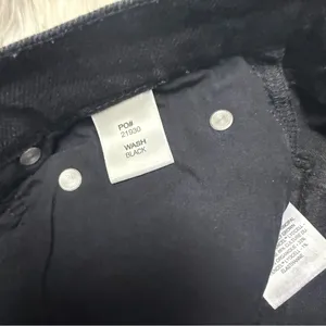 Reformation Black Mid Rise Straight Jeans Size 27 Sustainable Denim thumbnail 7