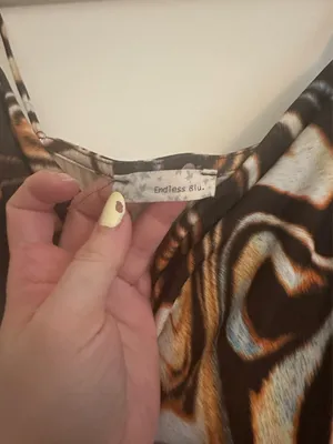 Endless Blu Tie Dye Dress Brown thumbnail 3