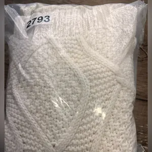 Anthropologie cream‎ cable knit sweater size Xs thumbnail 7