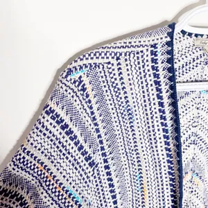 Lucky Brand Pottery boho fringed cardigan sz S thumbnail 6